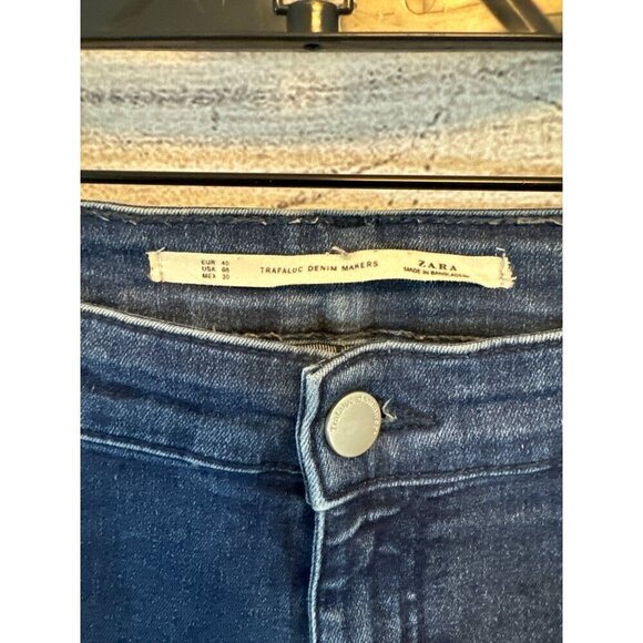 Zara Trafaluc Women's Distressed Skinny Jeans Size US 8 - Picture 2 of 3